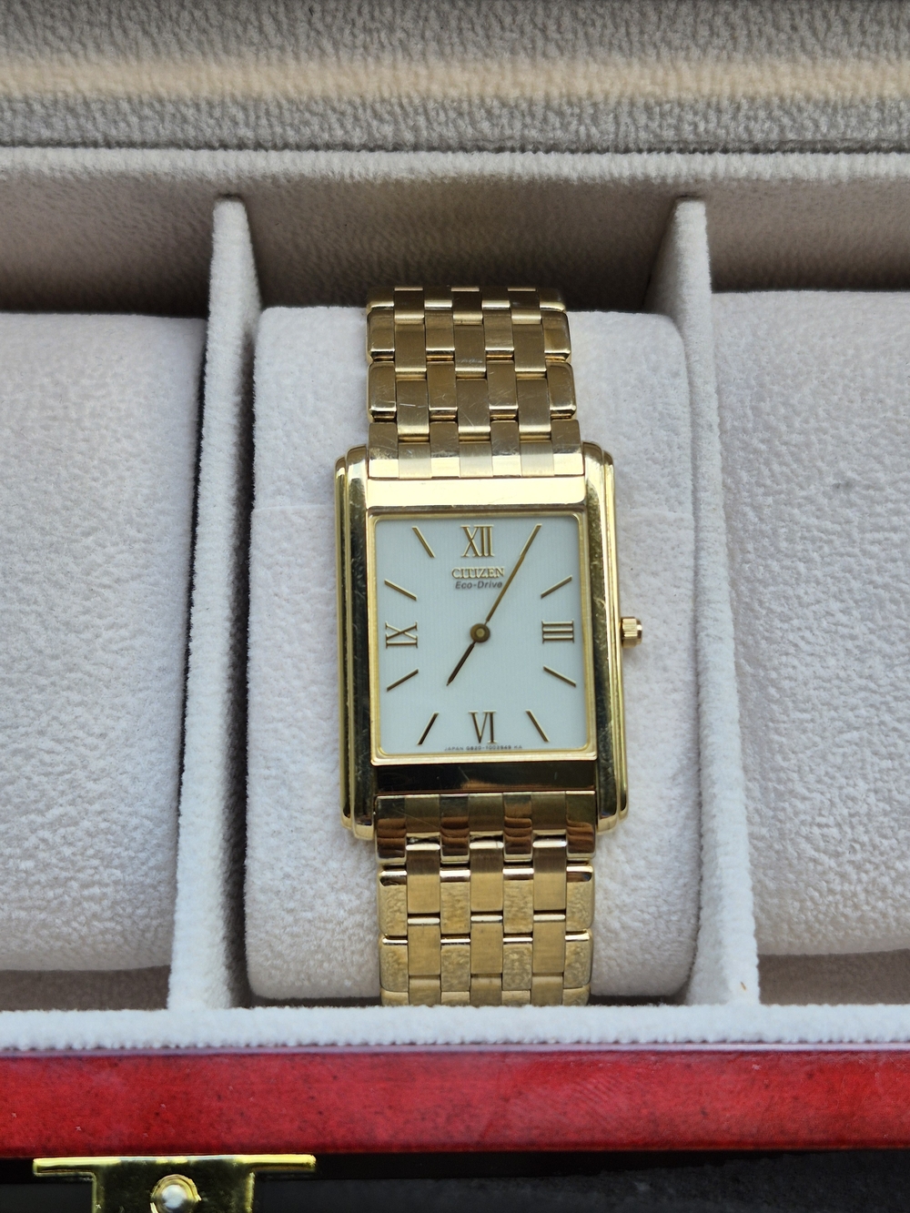 Citizen Stiletto Eco-Drive G820-T001688 TA White Roman Tank Quartz - Picture 8 of 16